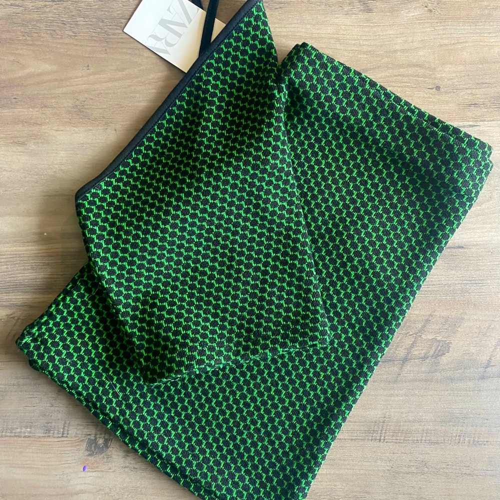 NWT Zara knit skirt and tank